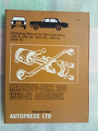 Mercedes Benz 280 1968-1972 Workshop Manual