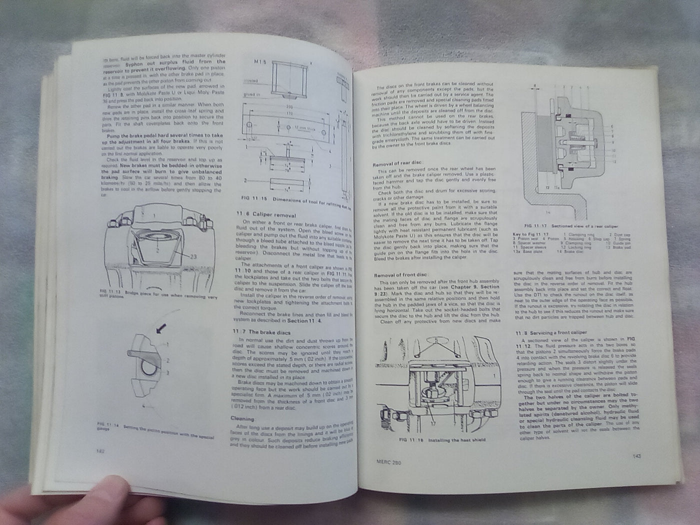 Mercedes Benz 280 1968-1972 Workshop Manual