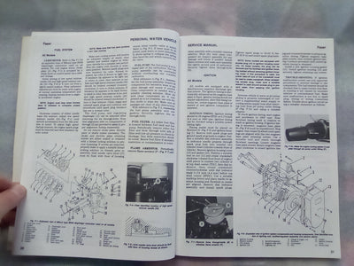 Service Manual Fazer, Yamaha, Wetjet, Jet Ski, etc..  1978-1988 Various Models