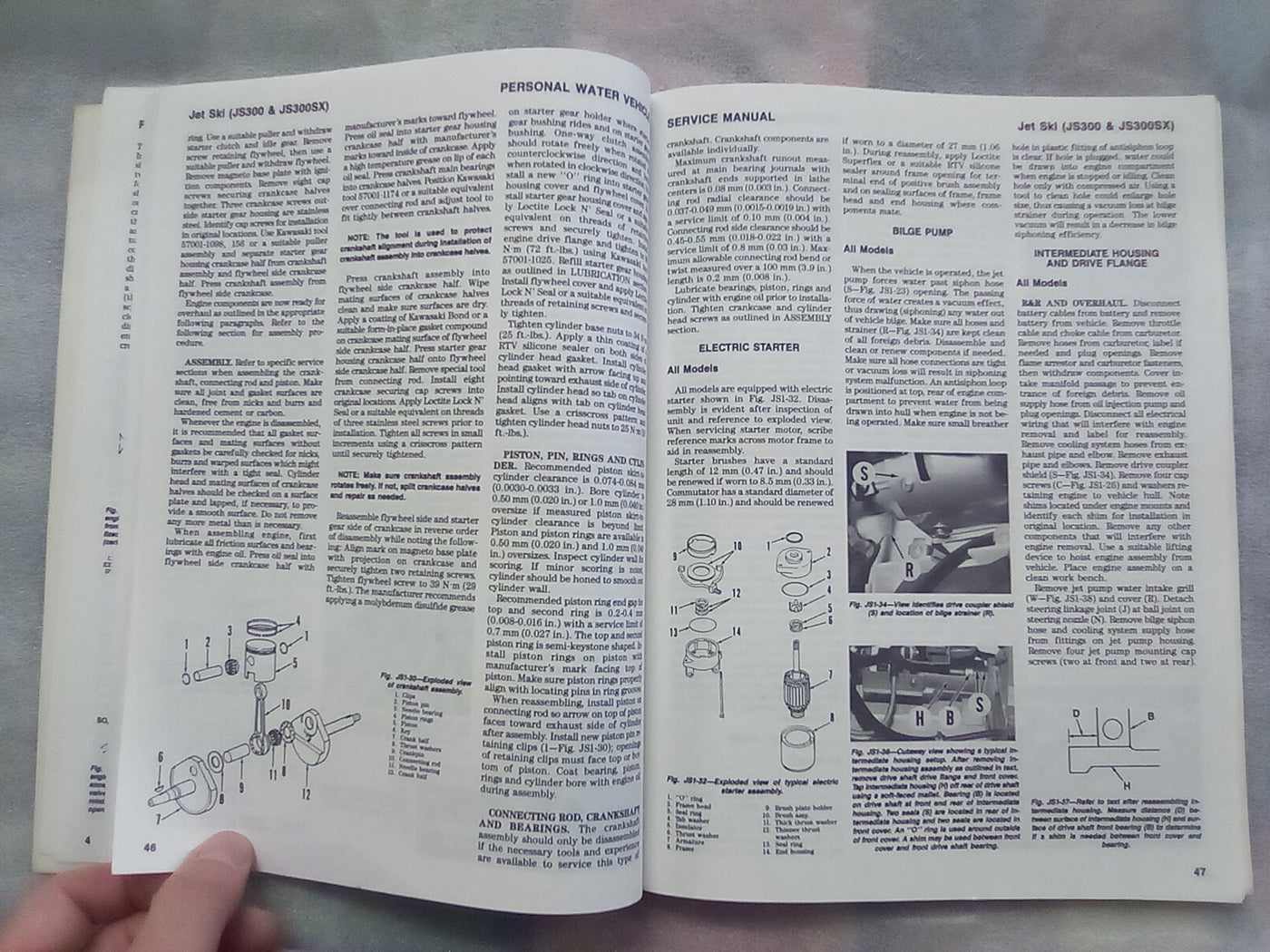 Service Manual Fazer, Yamaha, Wetjet, Jet Ski, etc..  1978-1988 Various Models