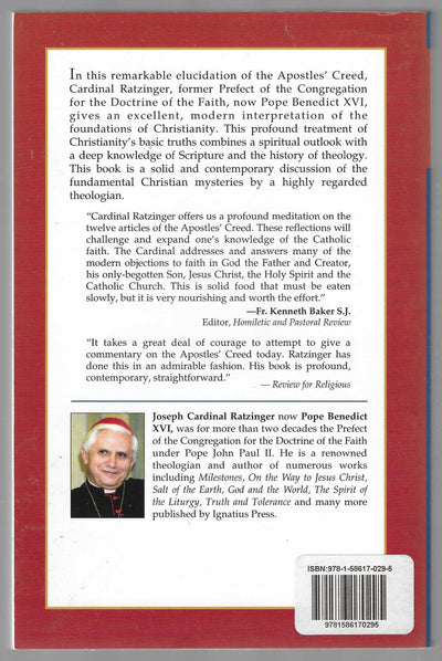 Introduction to Christianity by Cardinal Joseph Ratzinger