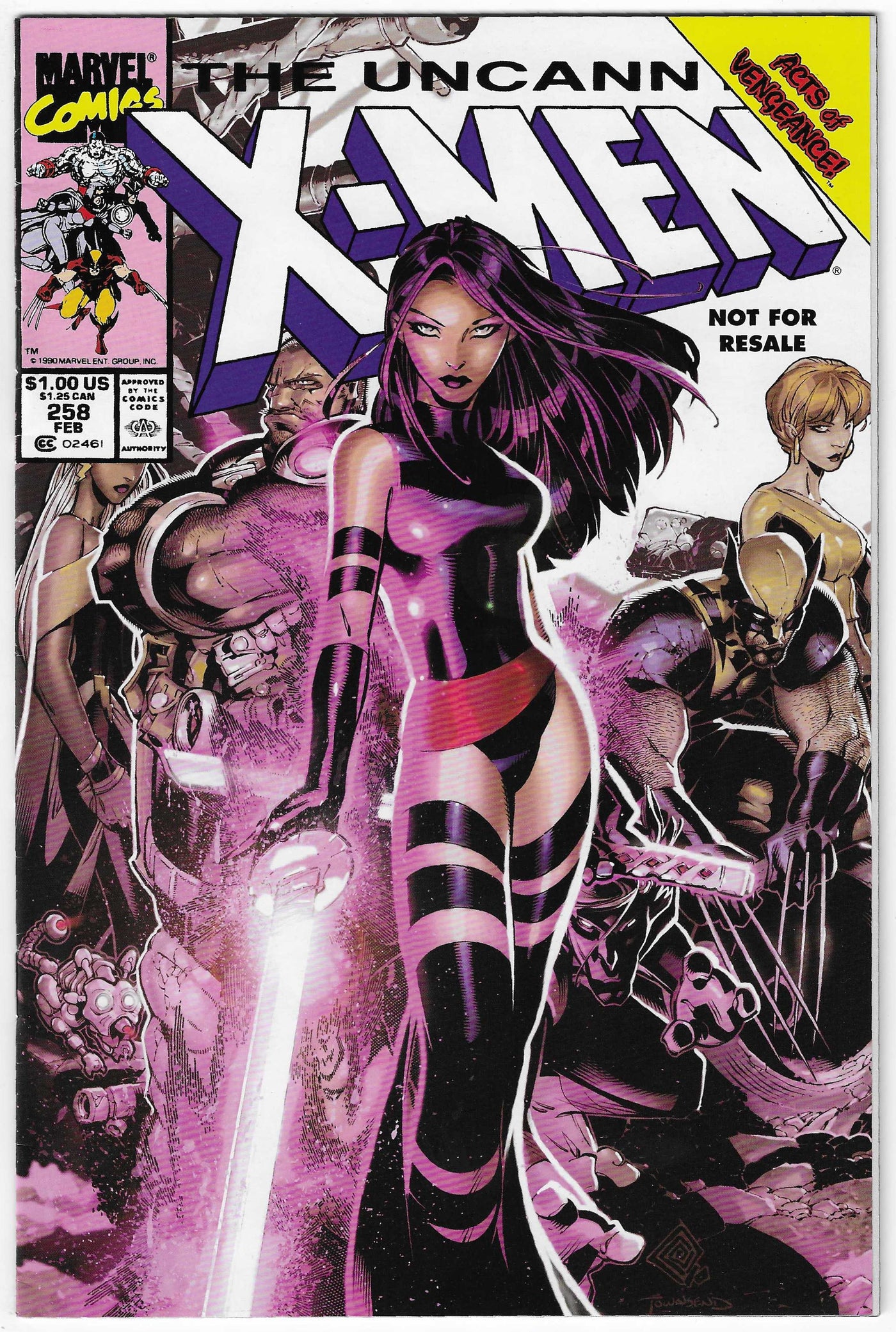 Uncanny X-Men (Volume 1) #258