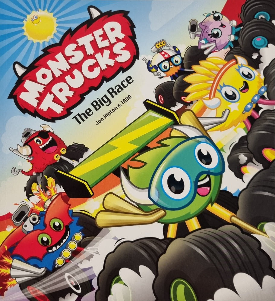 Monster Trucks: The Big Race by Jon Hinton [NEW]